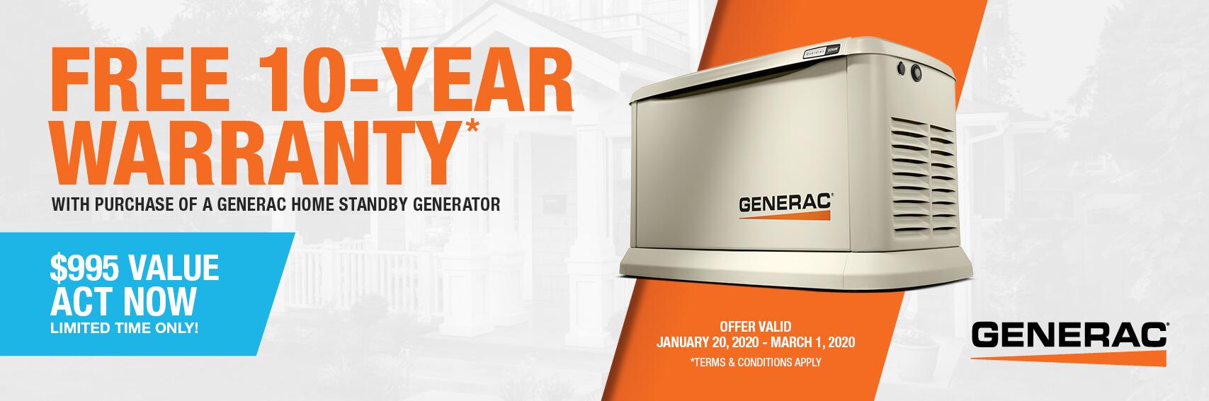 Homestandby Generator Deal | Warranty Offer | Generac Dealer | Topeka, KS